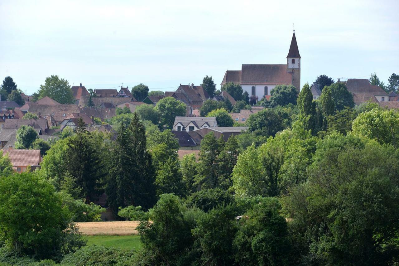 Gîte Aux Deux Clochers Zimmersheim Extérieur photo